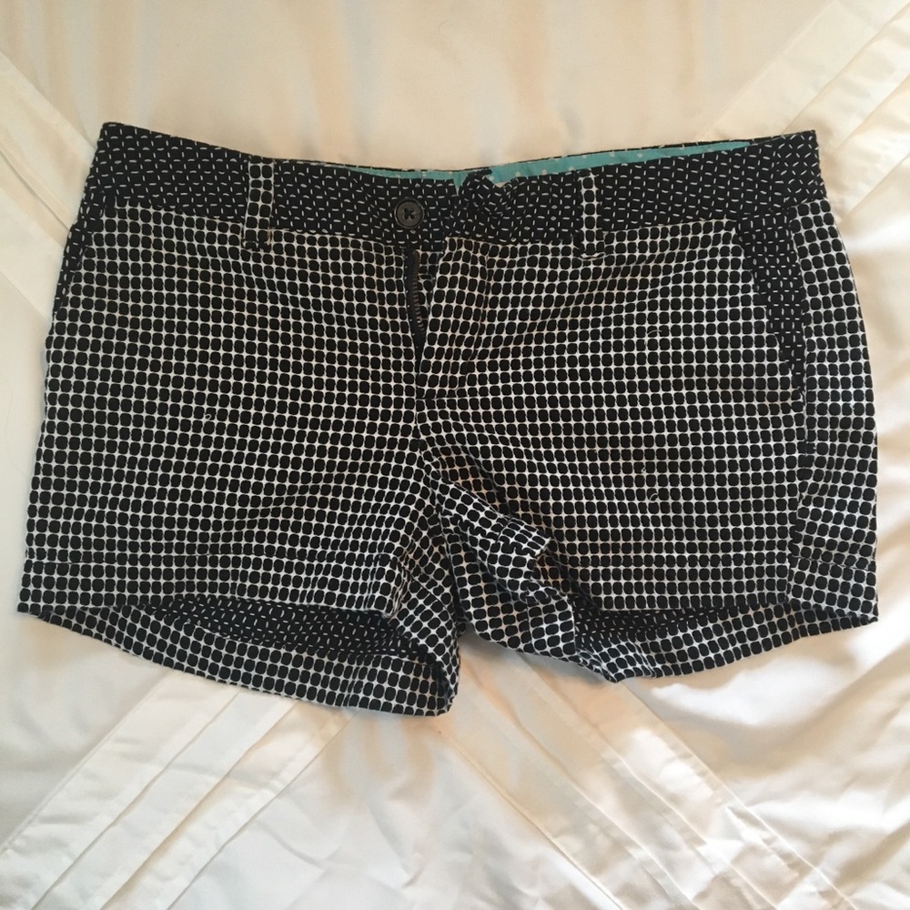 Black and White Shorts